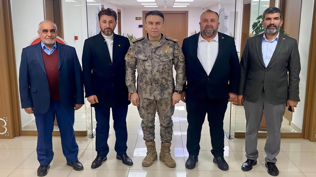 SAADET’TEN, EMNİYET MÜDÜRÜ PEHLİVAN’A TAZİYE ZİYARETİ